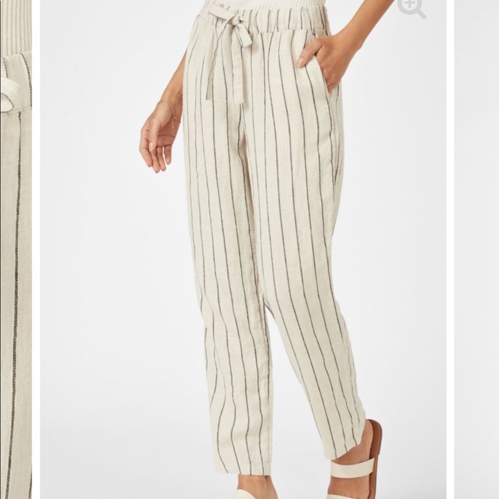 Striped Linen Pants - unused with tag